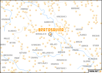 map of Bratosavina