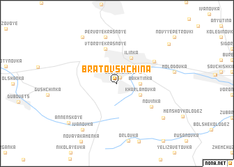 map of Bratovshchina