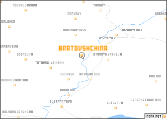 map of Bratovshchina