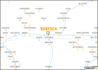 map of Bratsch