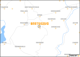 map of Bratsigovo