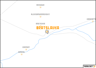 map of Bratslavka