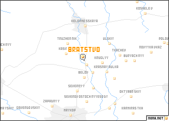 map of Bratstvo