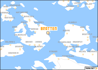 map of Bratten