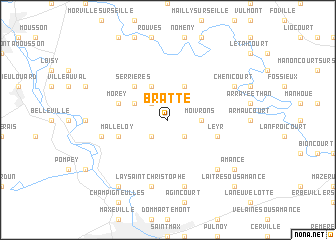 map of Bratte