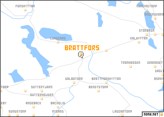 map of Brattfors
