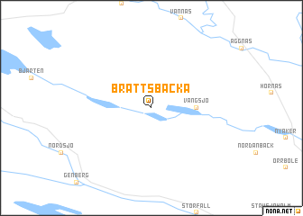 map of Brattsbacka