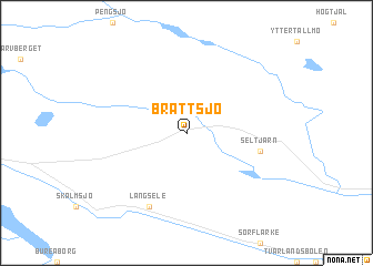 map of Brattsjö