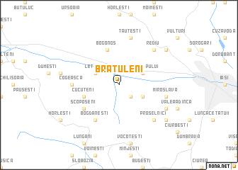 map of Brătuleni