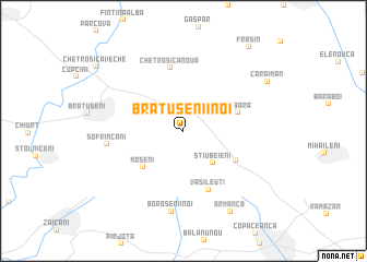 map of Brătuşenii Noi