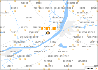 map of Bratwin