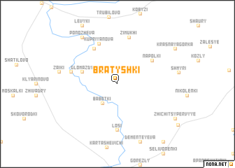 map of Bratyshki