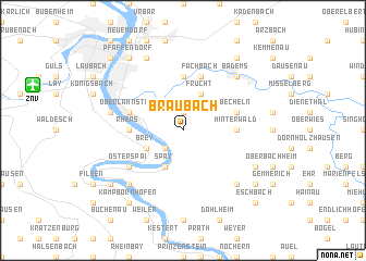 map of Braubach
