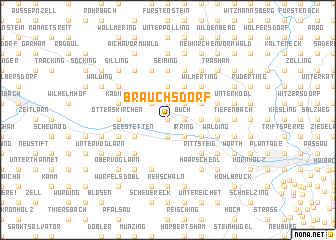 map of Brauchsdorf