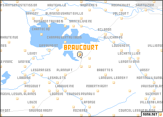 map of Braucourt