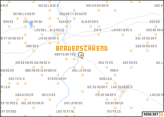 map of Brauerschwend