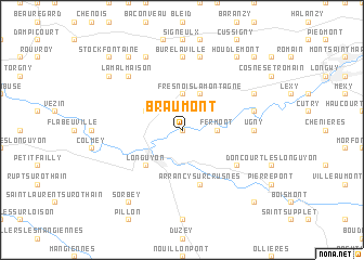 map of Braumont