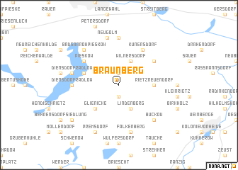 map of Braunberg