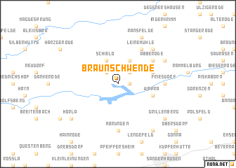 map of Braunschwende