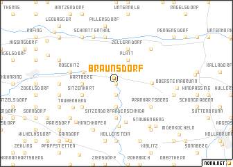 map of Braunsdorf