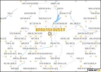 map of Braunshausen