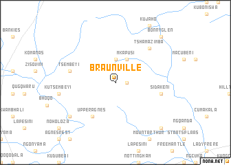 map of Braunville