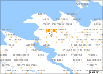 map of Braup