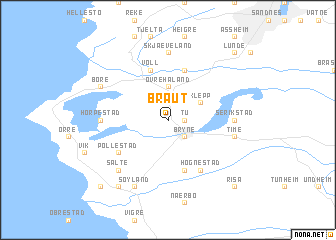 map of Braut