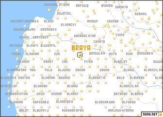 map of Brāyā