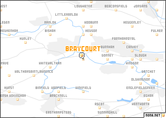 map of Bray Court