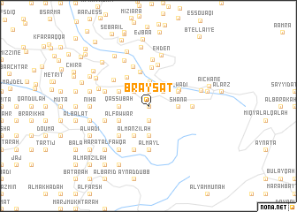 map of Braysāt