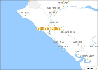 map of Braystones