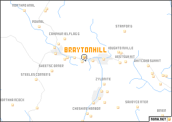 map of Brayton Hill