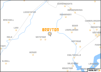 map of Brayton