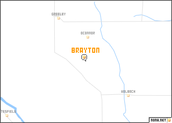 map of Brayton