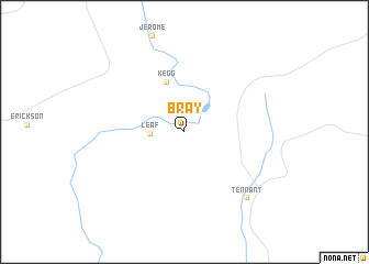 map of Bray