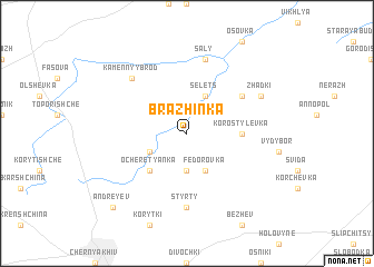 map of Brazhinka