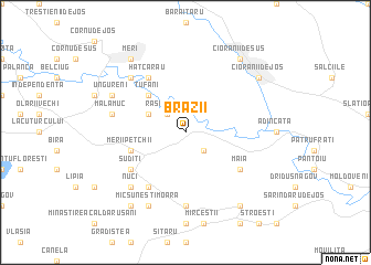 map of Brazii