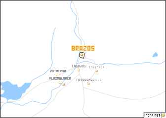 map of Brazos