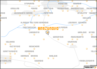 map of Brazunovo