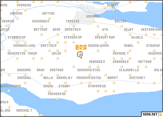 map of Brå