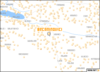map of (( Brcaninovići ))