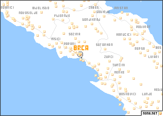 map of Brca