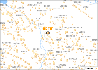 map of Brčići