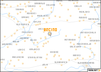 map of Brčino