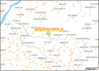 map of Brđanska Mala