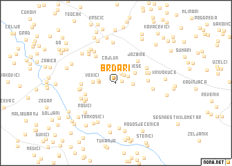 map of Brdari