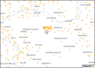 map of Brda