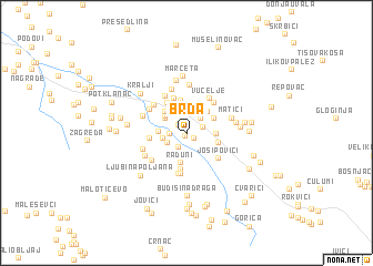 map of Brda