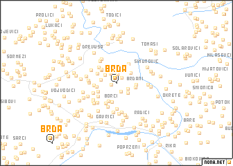 map of Brda